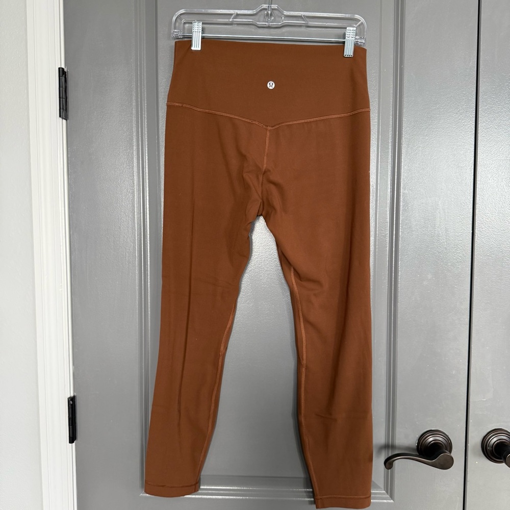 Lululemon Align Copper Brown Hi Rise Leggings Size 10